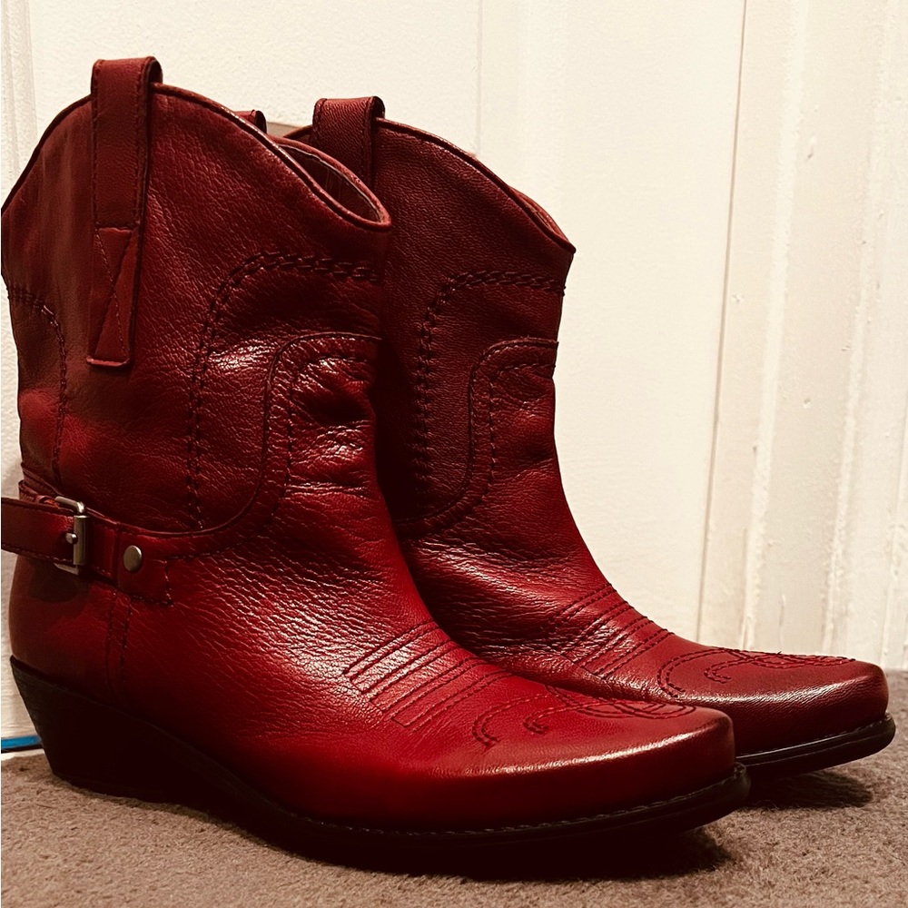 COPY - Franco Sarto Western Booties. New without tags or box.